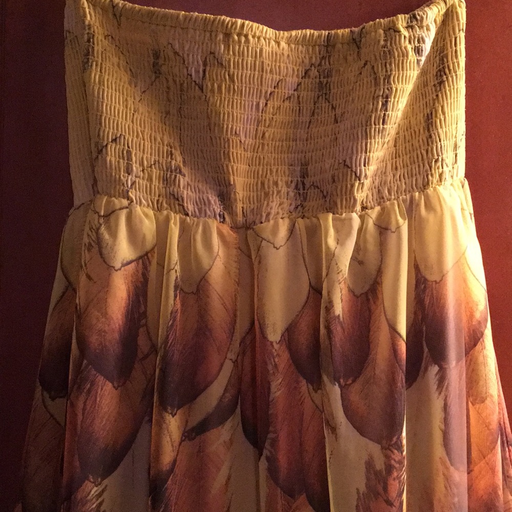 Ombré Feather Pattern Maxi - Picture 3 of 6